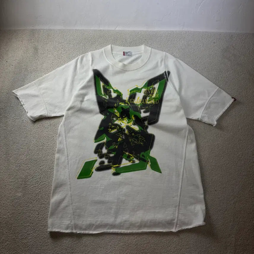 [BUNJANG] Levi's Engineered Red Tab Graphic T-Shirt / 100 리바이스 엔지니어드 레드탭 그래픽 반팔 티셔츠 #282