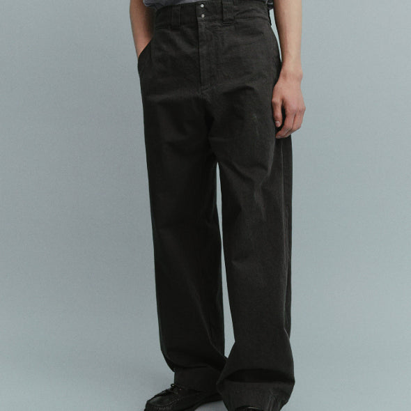 [BUNJANG] Another Office French Office Pants Black 3 / 어나더오피스 프렌치 오피스 펜츠 블랙 3
