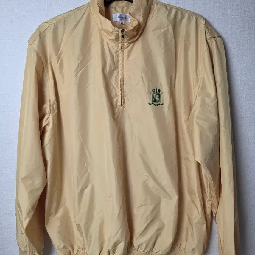[BUNJANG] Fila Men's Golf Yellow Half Zip Windbreaker / (105) 필라  남성골프 옐로우 하프집업 바람막이