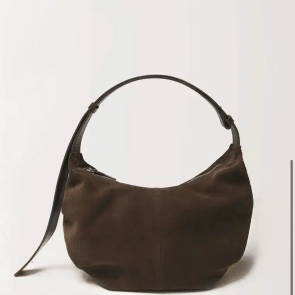 [BUNJANG] Nothing Written Suede Hobo Bag / 낫띵리튼 스웨이드 호보백