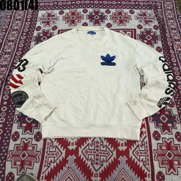 [BUNJANG] Adidas Crewneck Sweatshirt Ivory / 아디다스 맨투맨 아이보리