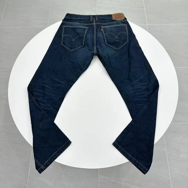 [BUNJANG] 90-00s Levi's 514 Semi-Wide Washed Denim Jeans 33x30 / 90-00s Levi's 514 진청 워싱 데님 세미 와이드 33X30