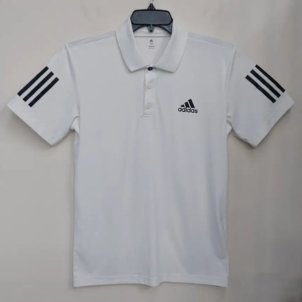 [BUNJANG] Adidas 100 Polyester Performance Collar Short-Sleeve T-Shirt / Club Tennis Polo / 아디다스 100 폴리에스터 기능성 카라 반팔티/클럽 테니스 폴로. WH. +A.