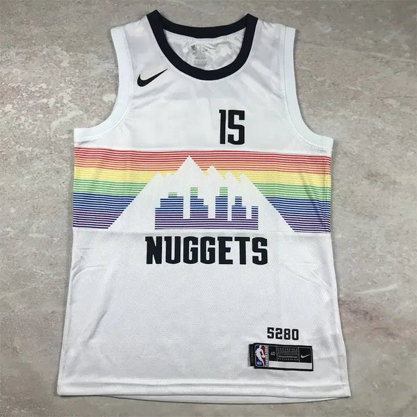 [BUNJANG] Nike NBA Denver Nuggets Jokic Basketball - Size 7 (White Snow Mountain Hot Press) / NBA 나이키 농구공 너기츠 15호 요키치 화이트 스노우 마운틴 핫 프레