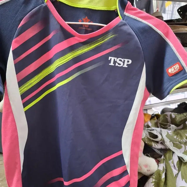 [BUNJANG] TSP Short Sleeve T-Shirt Navy Pink Size 55 / TSP 유니폼 반팔 티셔츠 네이비 핑크55