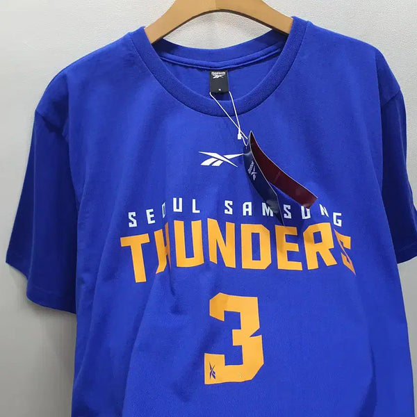 [BUNJANG] Reebok Seoul Samsung Thunders Lee Jung-Hyun T-Shirt - Medium / (새상품) 리복 서울삼성 썬더스 이정현 반팔 M (가로54 세로72)