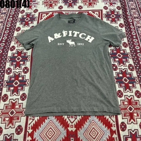 [BUNJANG] Abercrombie & Fitch Short Sleeve T-Shirt Gray / 아베크롬비 반팔 티셔츠 그레이