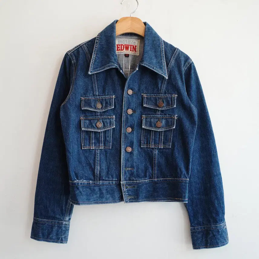 [BUNJANG] 70s Edwin 4-Pocket Denim Jacket / 70s EDWIN 에드윈 4pocket denim jacket