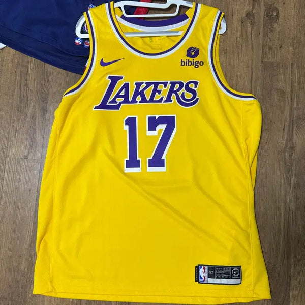 [BUNJANG] Los Angeles Lakers Dennis Schroder Size 52 Jersey / La 레이커스 데니스 슈뢰더 52사이즈