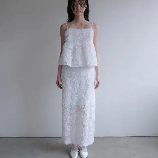 [BUNJANG] Leconte Rose Jacquard Dress Set-up / 르콩 드레스 셋업 (rose jacquard set_up)