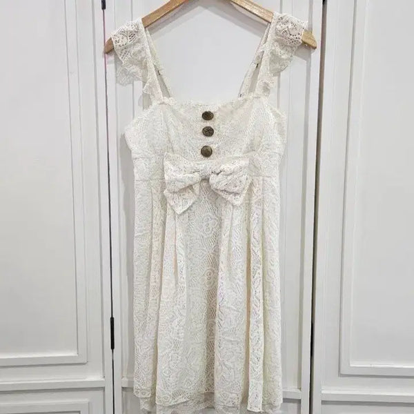 [BUNJANG] LIZ LISA Rose Button Hime Lace Dress / 리즈리사(LIZ LISA) 로즈버튼 히메 레이스 원피스