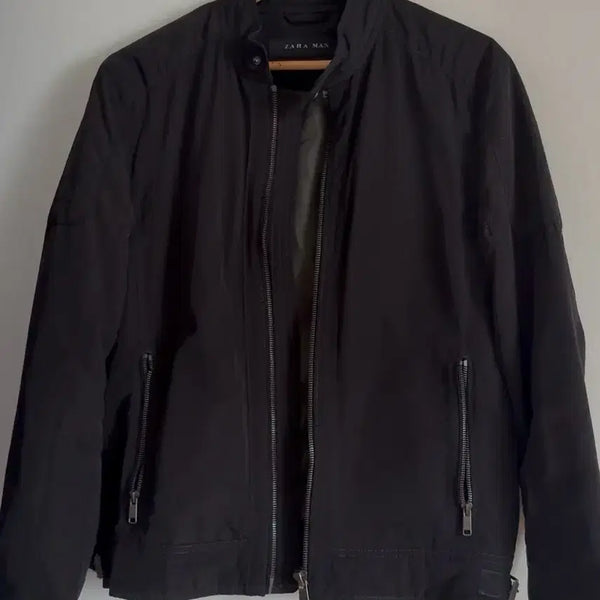 [BUNJANG] ZARA Man Black Zip-Up Jacket (Size M) / [ZARA MAN]블랙 집업 자켓 M A급