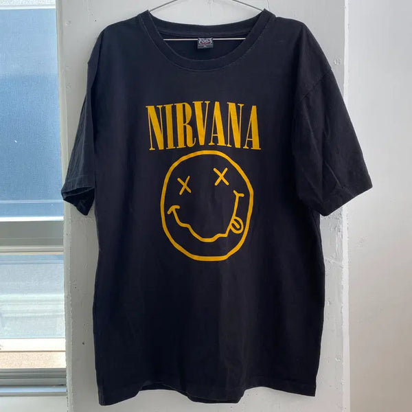 [BUNJANG] Nirvana Band T-Shirt (XL) / (XL) 너바나 밴드 반팔 티셔츠