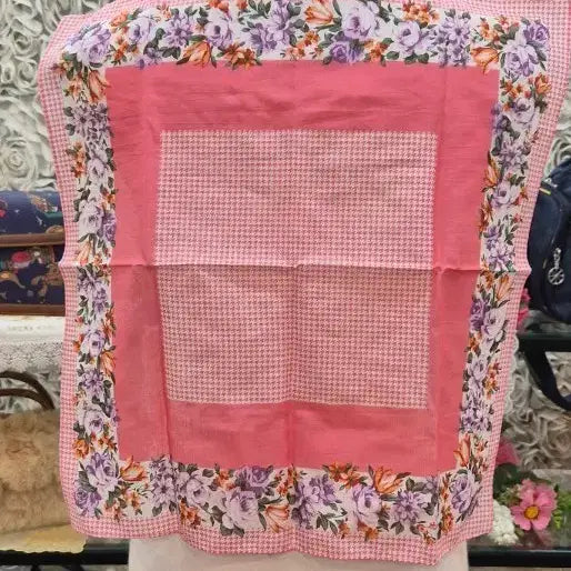 [BUNJANG] Flower Pattern Handkerchief / 손수건
