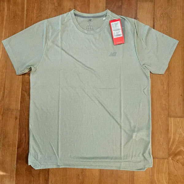 [BUNJANG] New Balance Running T-Shirt - Light Khaki (XL) / 뉴발란스 러닝 티셔츠 반팔 라이트카키
