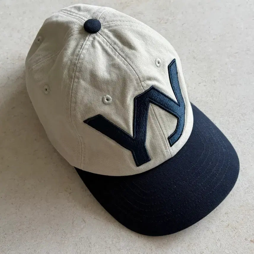 [BUNJANG] Openyy Colorblock Ball Cap Hat / openyy 오픈와이와이 배색 볼캡 모자