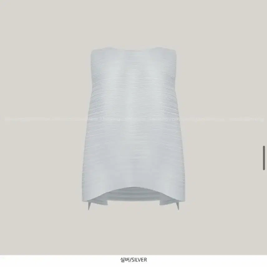 [BUNJANG] Jade Mong Pleated Set Silver / 제이드몽 플리츠 세트 실버