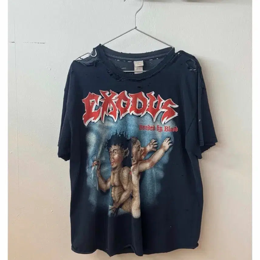 [BUNJANG] Didier Band T-Shirt Black / 디디에르 티셔츠