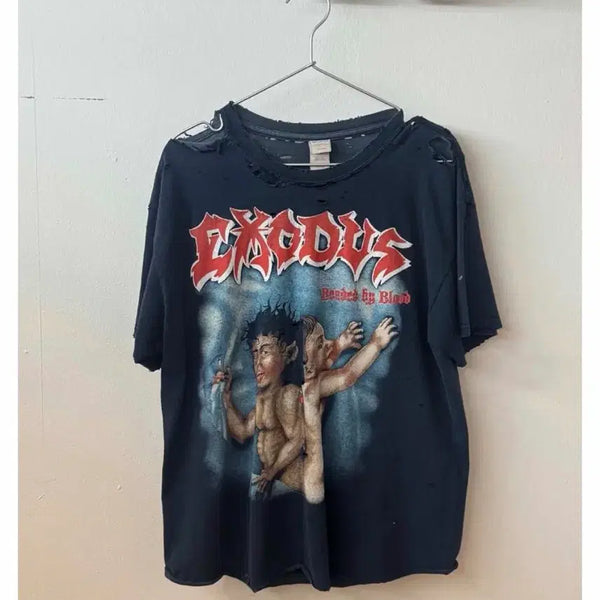 [BUNJANG] Didier Band T-Shirt Black / 디디에르 티셔츠