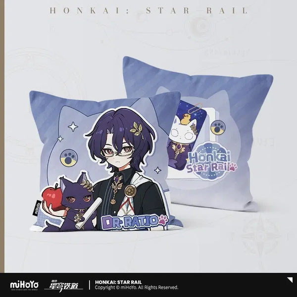 [BUNJANG] Honkai: Star Rail Ruan Mei Cushion & Plush Set (Sealed) / 솜포함, 미개봉) 붕괴스타레일 붕스 레이시오 쿠션 솜 인형 고양이 미니 일러 아크릴