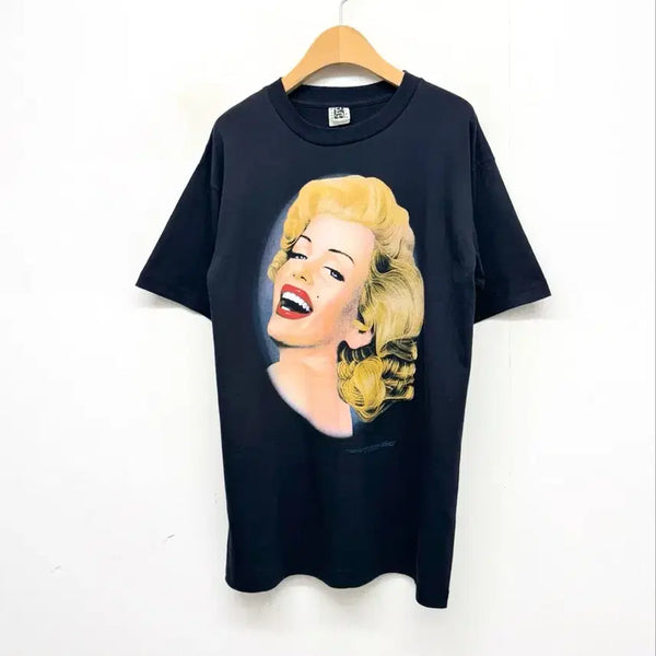 [BUNJANG] 1995 Stanley Desantis Marilyn Monroe Graphic T-Shirt / 1995 마릴린 먼로 프린트 반팔 티셔츠 (Stanley Desantis)