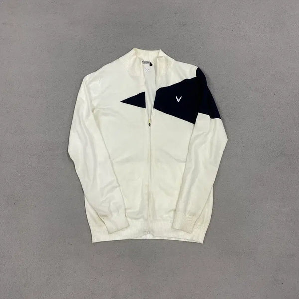 [BUNJANG] Callaway Knit Zip-Up Jacket (XL) / 캘러웨이 니트집업 105