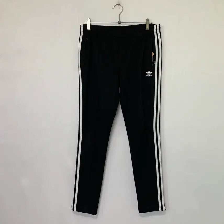 [BUNJANG] Adidas Banding Three-Stripes Training Track Top Jersey Pants Slim Fit Black M / 아디다스 밴딩 삼선 트레이닝 바지 트랙탑 져지 팬츠 슬림핏 블랙 M