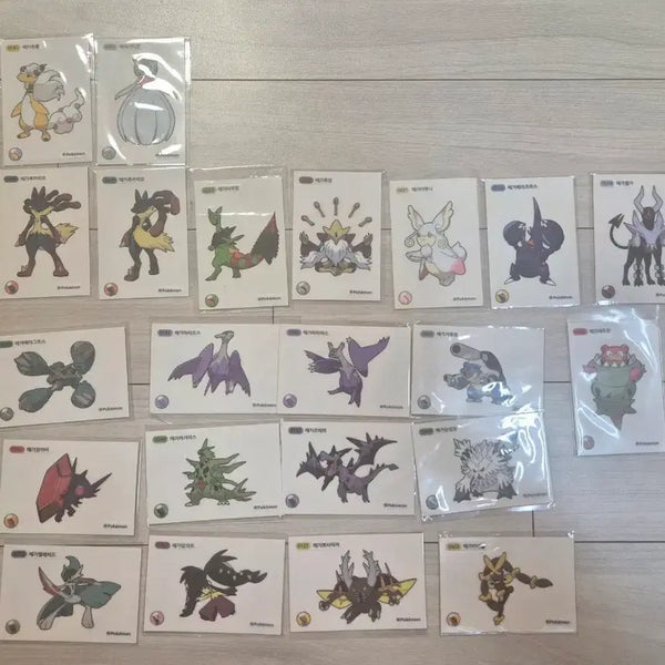 [BUNJANG] Lucario Stickers Bundle Set / 메가띠부씰 일괄판매