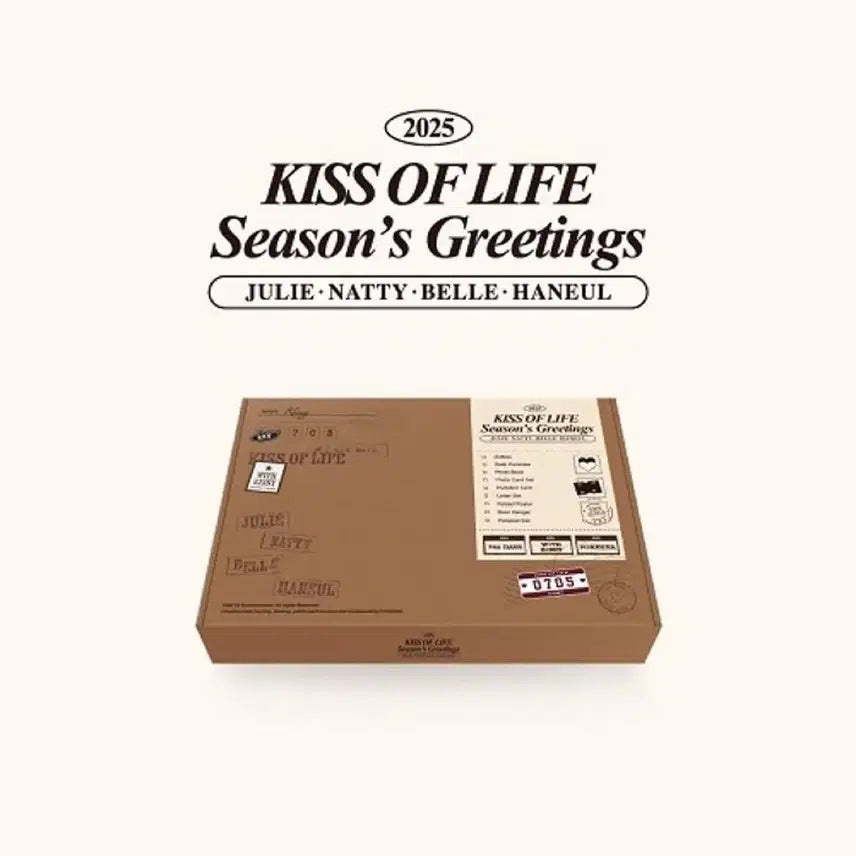 [BUNJANG] Kiss of Life 2025 Season's Greetings Photocard / 키스오브라이프 2025 시즌그리팅 미개봉 시그 양도 판매 포카 키오프 kissoflife