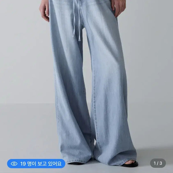 [BUNJANG] Facadepattern Summer Wide Denim Vintage Indigo Size S / 파사드패턴 썸머 와이드 데님 vintage indigo s사이즈