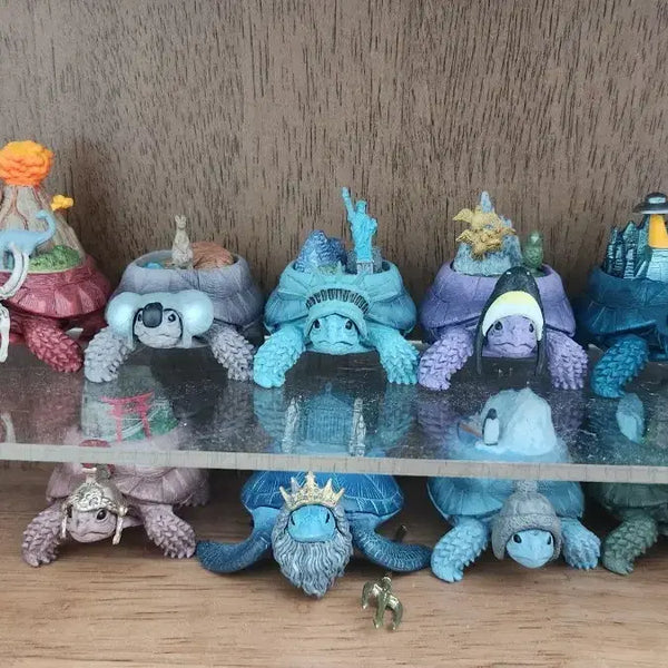 [BUNJANG] Continent Turtle Gacha Set Series 1 & 2 / 대륙거북이 가챠 1탄,2탄 세트