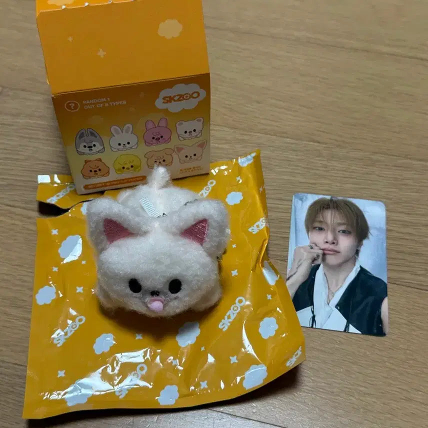 [BUNJANG] Stray Kids I.N Foxiny Wind-up Keychain + Run Out Photocard / Straykids 스트레이키즈 스키즈 스키주 태엽키링 아이엔 폭시니 pc