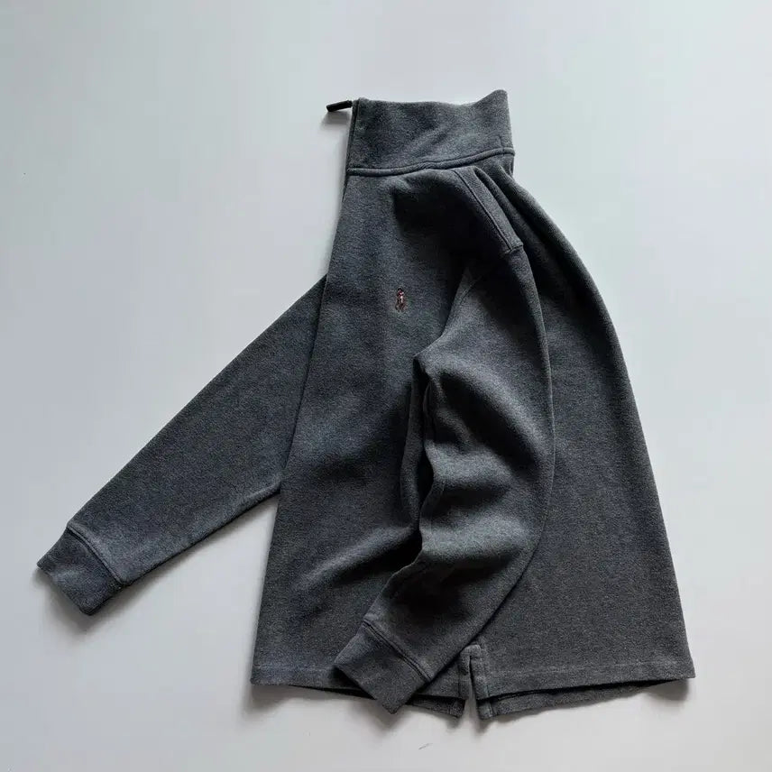 [BUNJANG] Polo Ralph Lauren Grey Half Zip Sweater / Polo 폴로랄프로렌 그레이 하프 집업