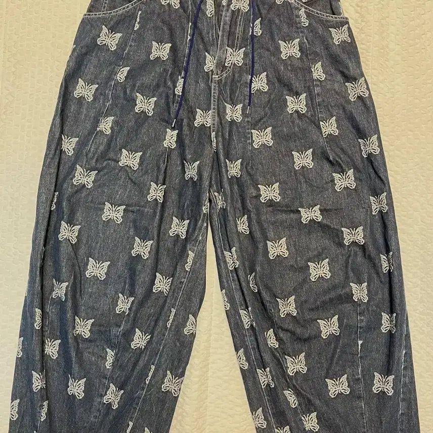 [BUNJANG] Needles HD Butterfly Denim Pants M 10oz / [M] 니들스 HD 나비 데님 팬츠 10oz