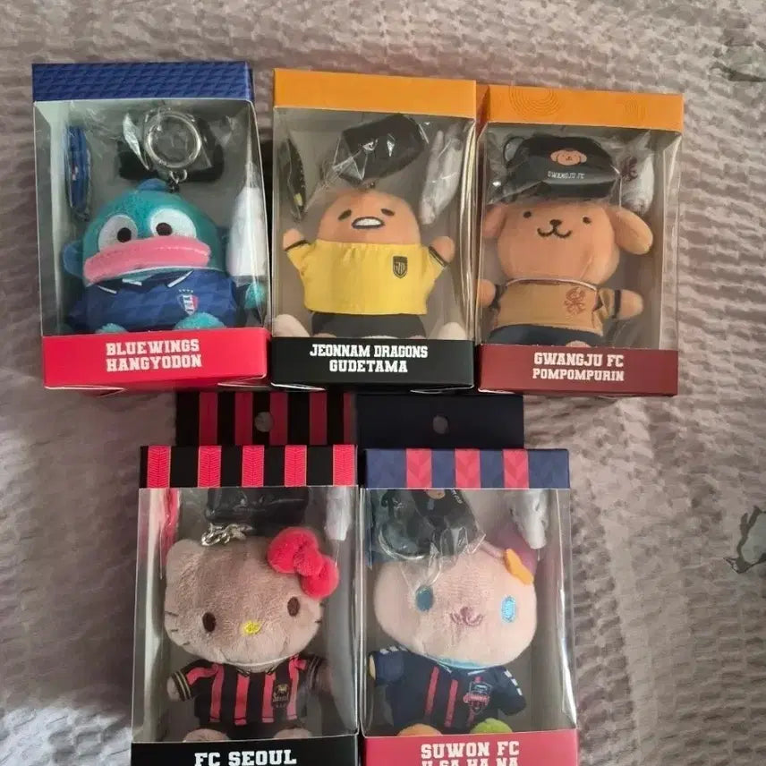 [BUNJANG] K League Sanrio Character Doll Keychain / 2026 k리그산리오 인형키링 개당가격