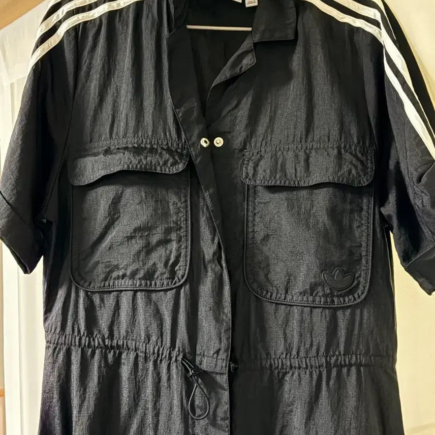 [BUNJANG] Adidas Track Top Jumpsuit Black / 아디다스 트랙탑 점프수트 블랙