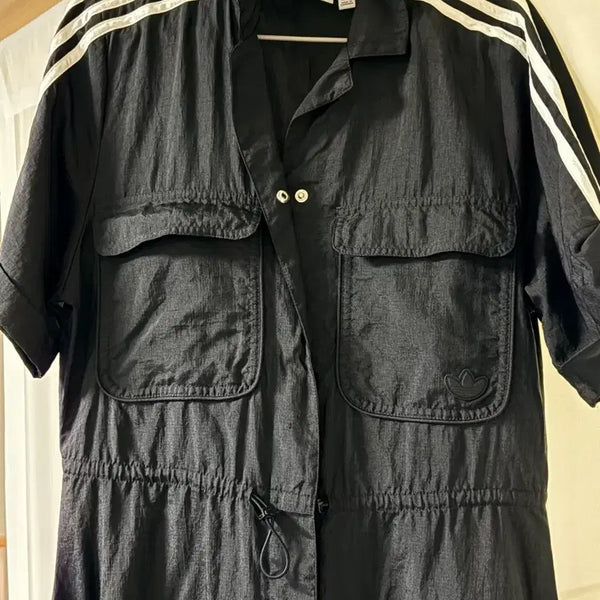 [BUNJANG] Adidas Track Top Jumpsuit Black / 아디다스 트랙탑 점프수트 블랙