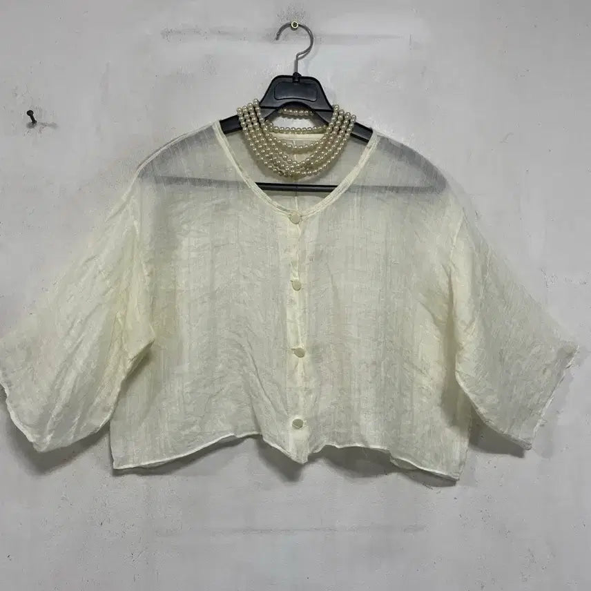 [BUNJANG] Mosi Ramie Blouse Hanbok Top / N6898 모시 저고리.블라우스.삼베.마.한복