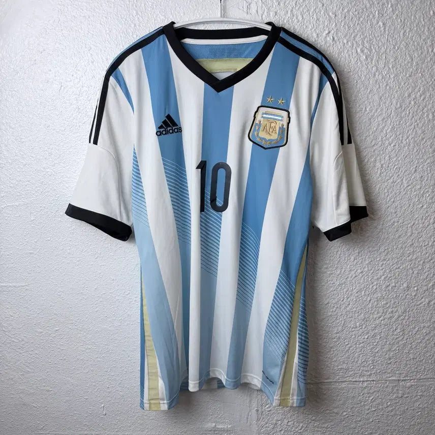 [BUNJANG] Adidas Argentina 14-15 National Team Messi Jersey / 아디다스 아르헨티나 14-15 국대 유니폼 메시 마킹