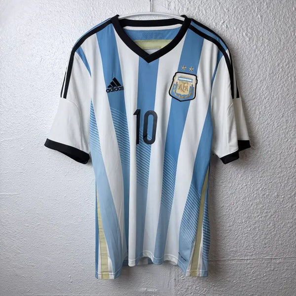 [BUNJANG] Adidas Argentina 14-15 National Team Messi Jersey / 아디다스 아르헨티나 14-15 국대 유니폼 메시 마킹