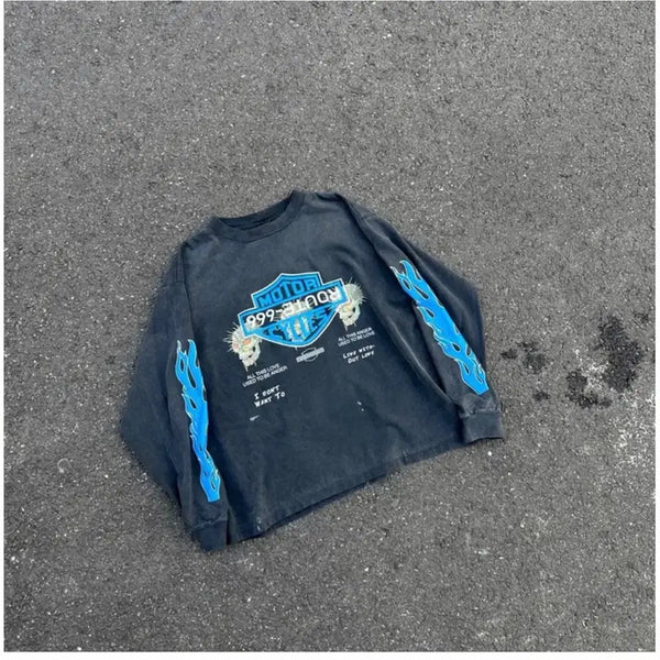 [BUNJANG] Donut Revenge HD FP Long Sleeve Shirt / 3) 도넛리벤지 hd fp 롱슬리브