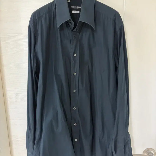 [BUNJANG] Dolce & Gabbana Black Slim Fit Shirt / 돌체앤가바나 블랙 슬림핏 셔츠