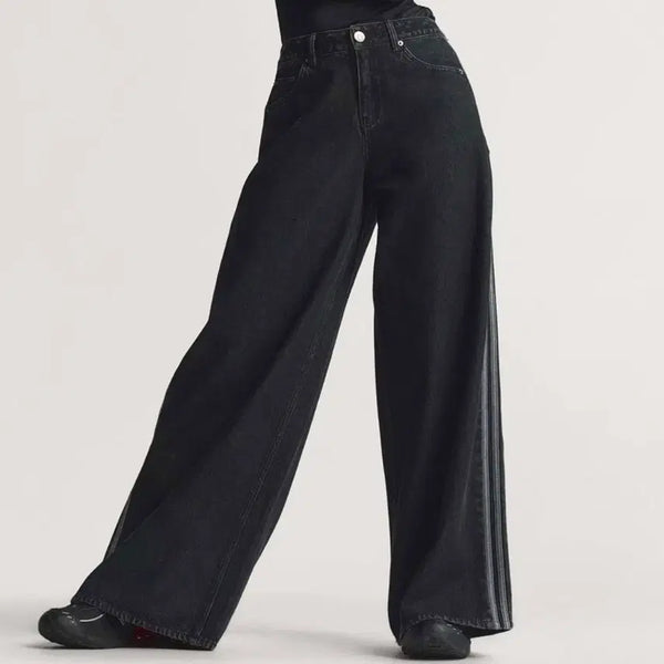 [BUNJANG] Adidas Firebird Denim Wide Pants / [29]새것 아디다스 파이어버드 데님