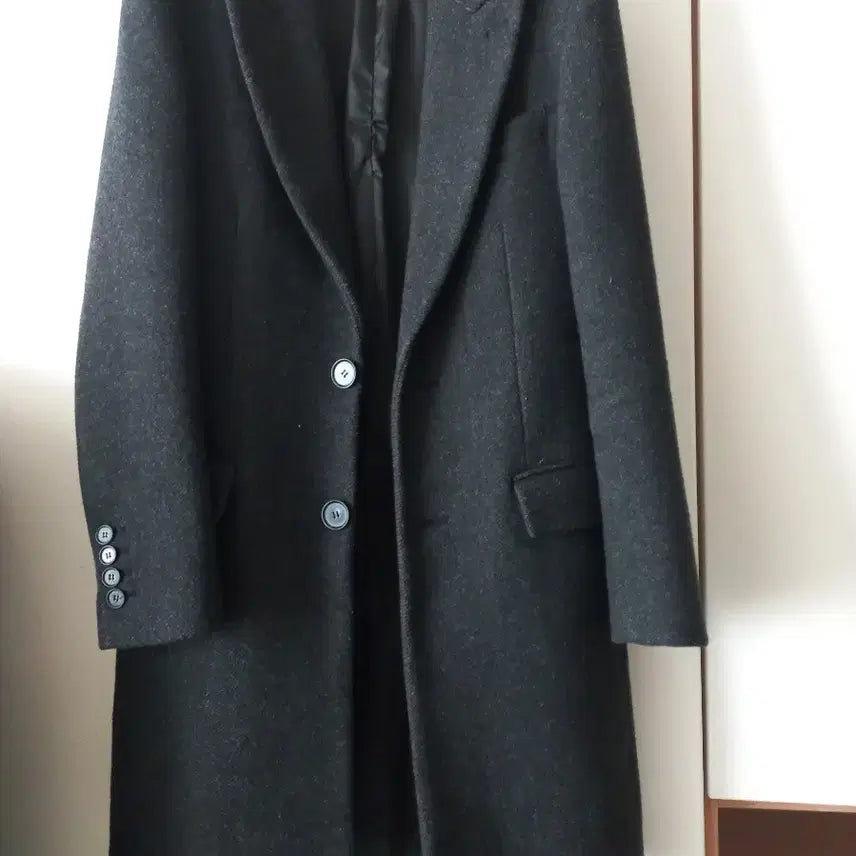 [BUNJANG] Stylehomme Wool Chester Coat Charcoal / 스타일옴므 체스터코트 차콜