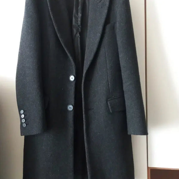 [BUNJANG] Stylehomme Wool Chester Coat Charcoal / 스타일옴므 체스터코트 차콜