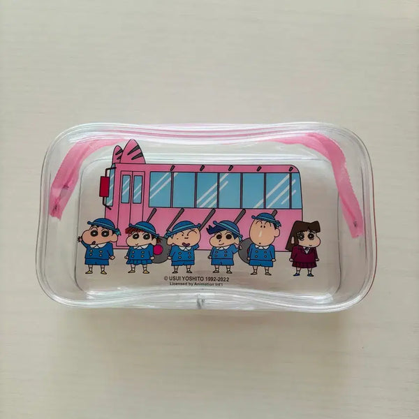 [BUNJANG] Daiso Crayon Shin-chan Kindergarten Bus Pouch / 다이소 짱구 유치원 버스 파우치 판매