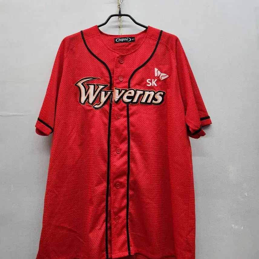 [BUNJANG] SK Wyverns KBO Baseball Jersey Uniform XL / SK와이번스 KBO 야구 져지 유니폼 105(XL)