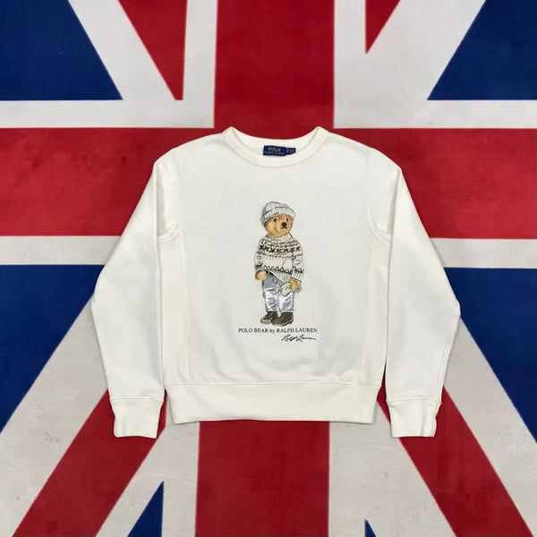 [BUNJANG] Polo Ralph Lauren Bear Crewneck Sweatshirt Women's XS / 폴로 베어 맨투맨 여성 XS