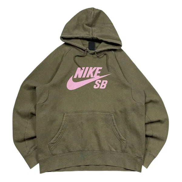 [BUNJANG] Nike SB Khaki Hoodie / 나이키 sb 카키 후드티
