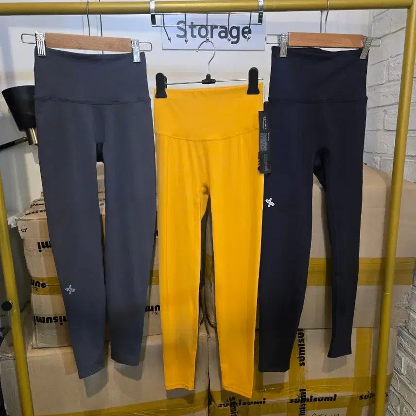 [BUNJANG] Xexymix Leggings 3-Pack (Dark Gray/Mustard/Navy) Size S / 젝시믹스 레깅스 3종 (다크그레이/머스타드/네이비) S 특가 상품
